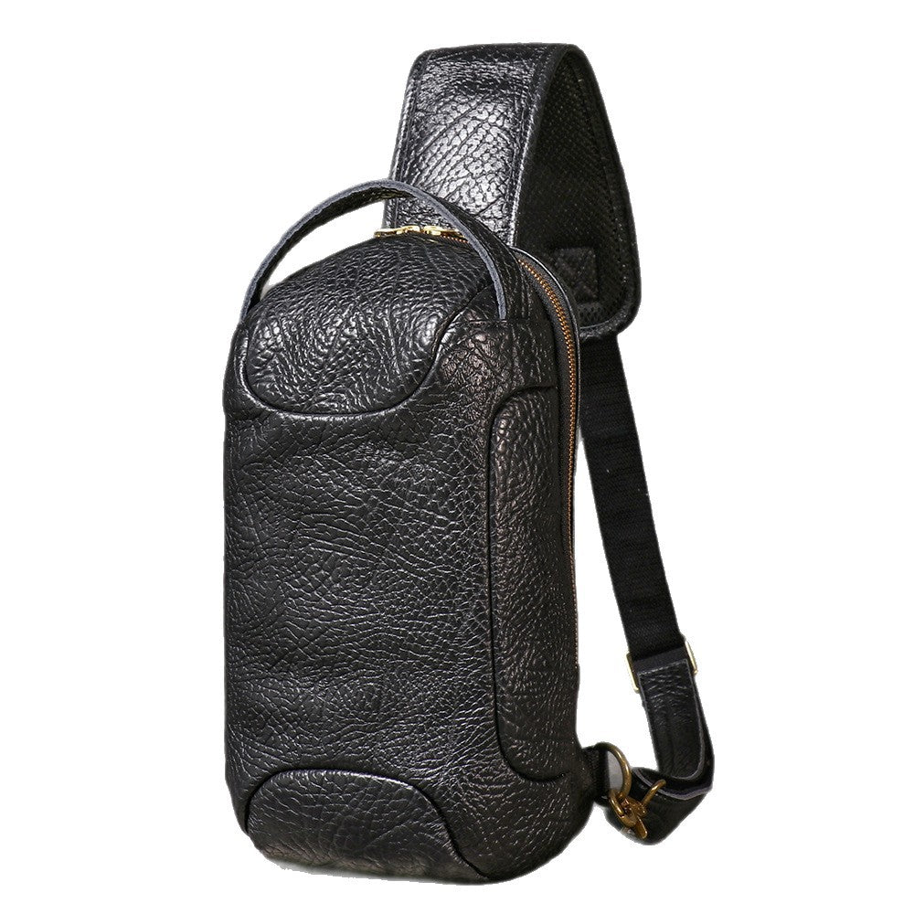 Sac de poitrine en cuir pour hommes