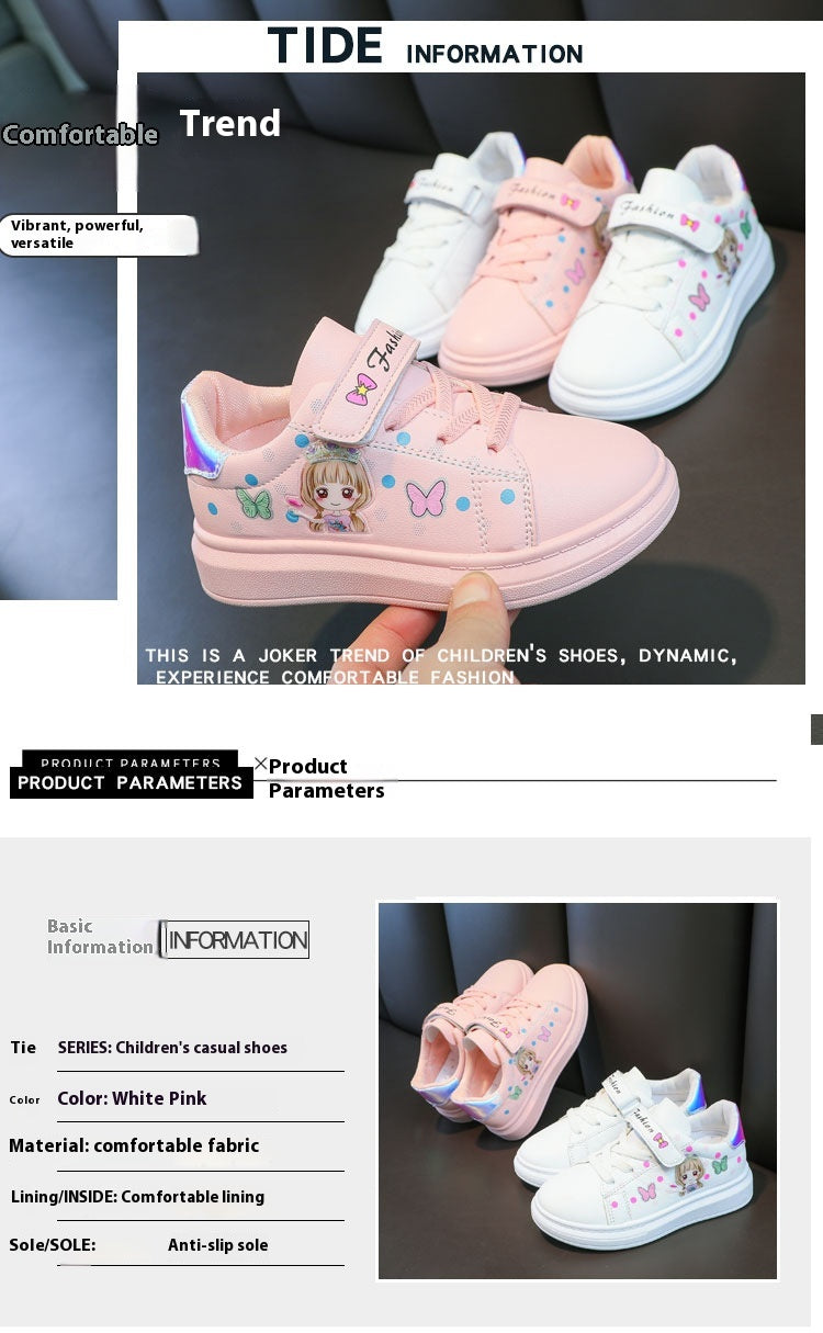 Chaussures Casual Blanc Breathable Sport pour Enfants