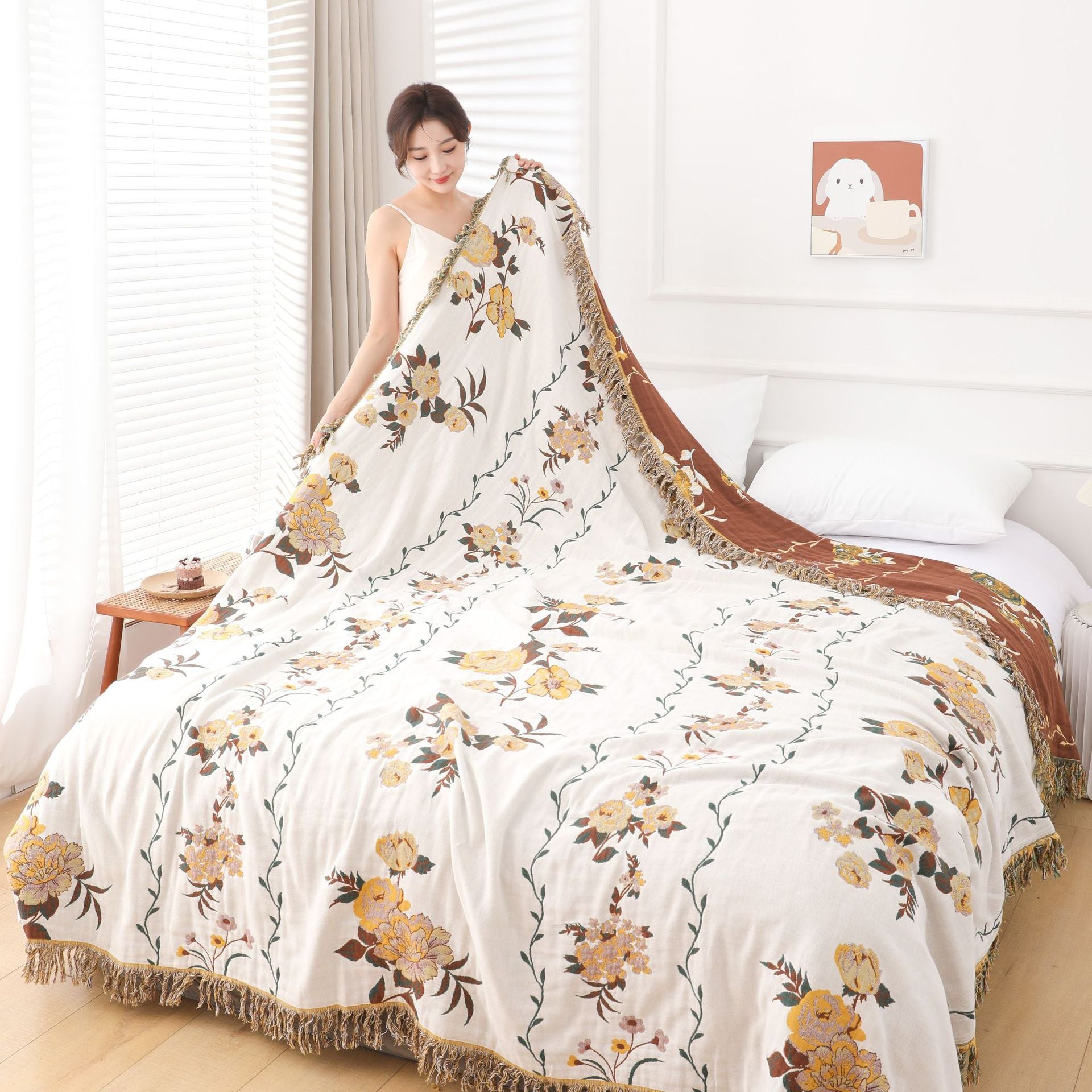 Pure serviette de canapé en coton de classe A