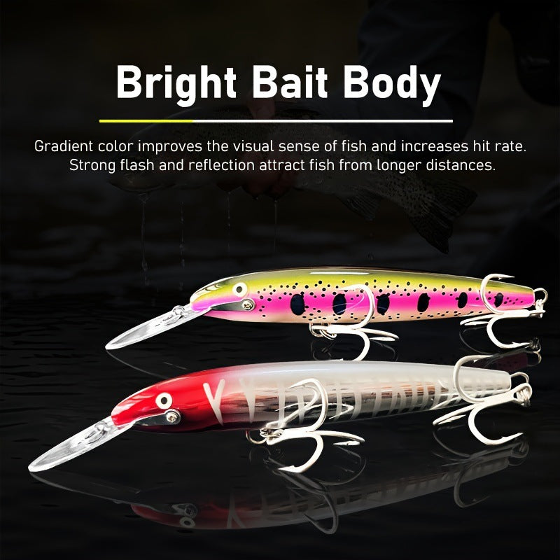 Tackle de pêche lumineuse de la langue de fer artisanale