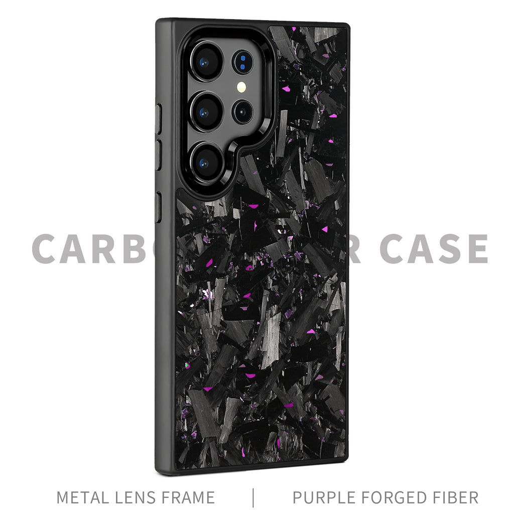 Magnetic Forged Carbon Fibre Shell Téléphone étui protecteur