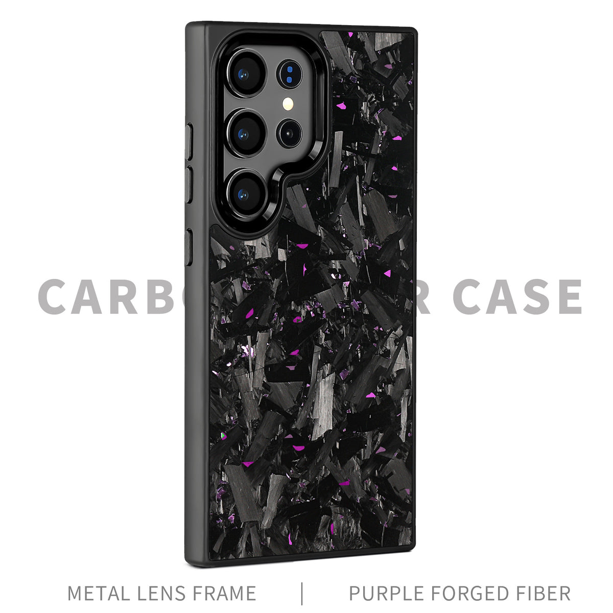 Magnetic Forged Carbon Fibre Shell Téléphone étui protecteur