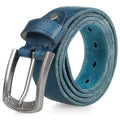 Ceinture de tendance en boucle d'épingle pour hommes de Cowhide