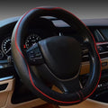 Revêtement de volant de voiture en cuir de microfibre avec embossage diamanté et un N