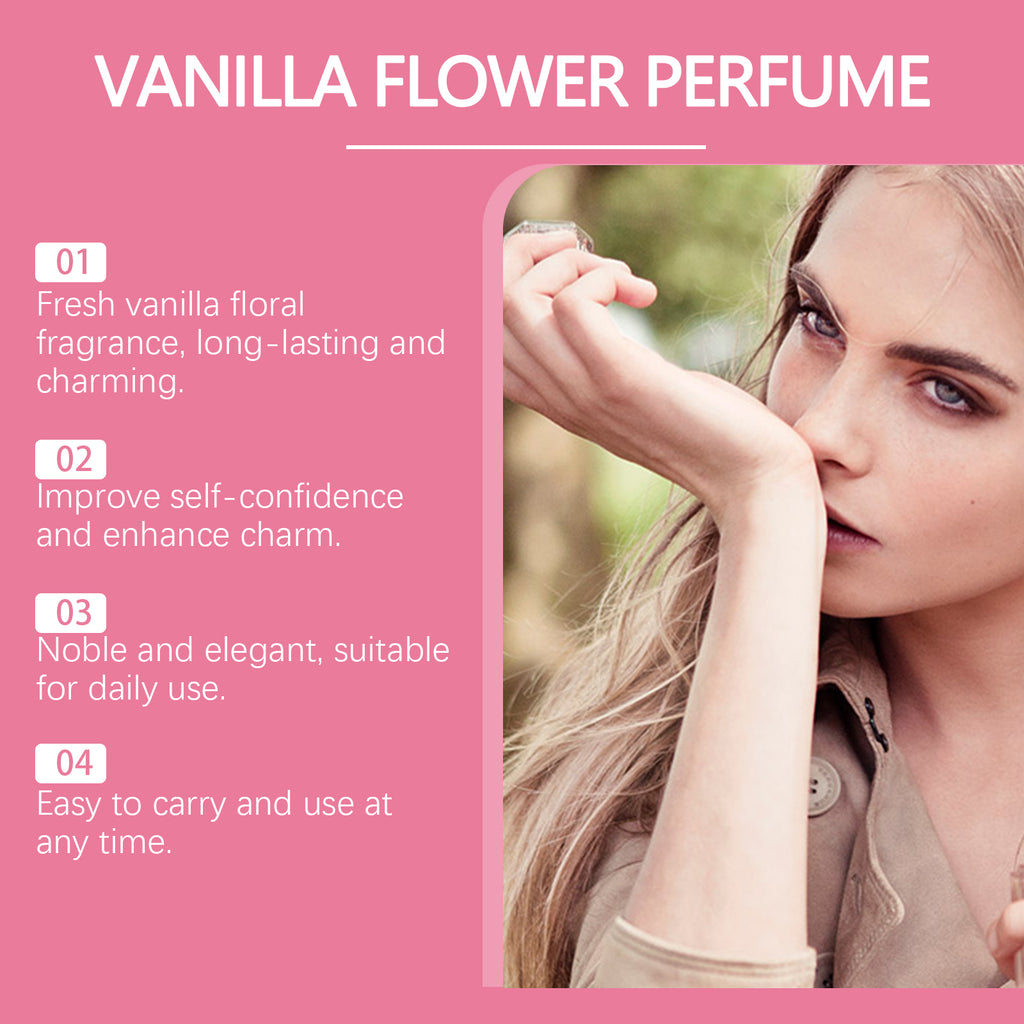 La fleur de vanille roule sur parfum