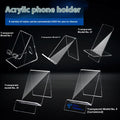 Acrylique support de téléphone mobile comptoir d'affichage support bureau paresseux
