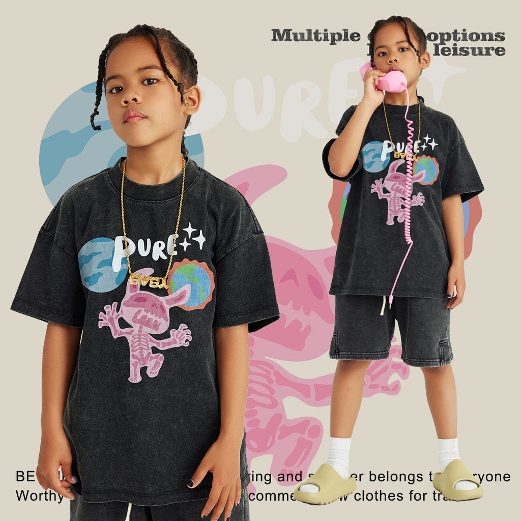 T-shirt pour enfants Fun Rabbit Imprimé