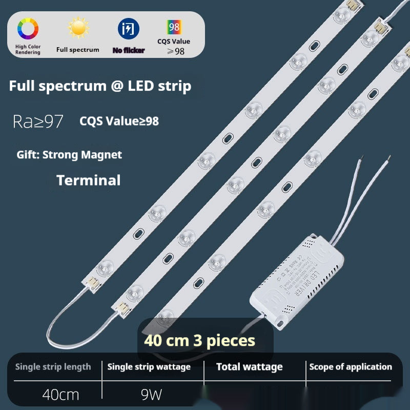 Plein spectre Led Super Bright Patch remplacement source de lumière Plafond plaque de base de lampe