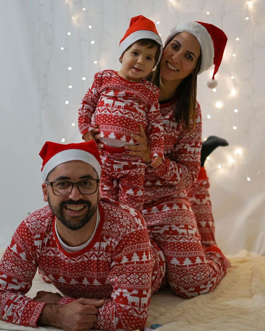 Christmas Print Parent-Child Set