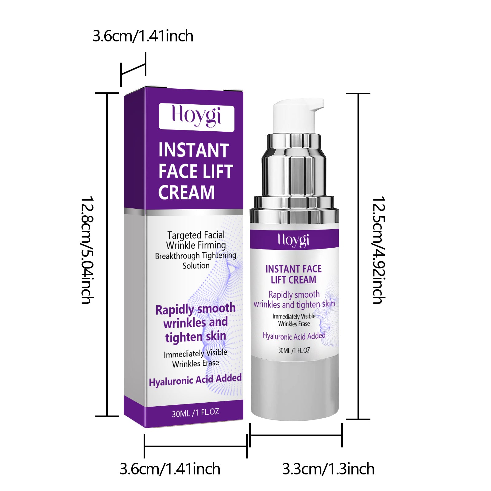 Soulevez et serrez la crème faciale 30ml-boîte