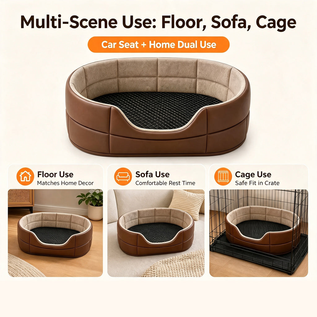 All Season Pet Bed Dog Siège de voiture Lit Protecteur de siège de voiture pour chiens Anti Dirty Pet Car S