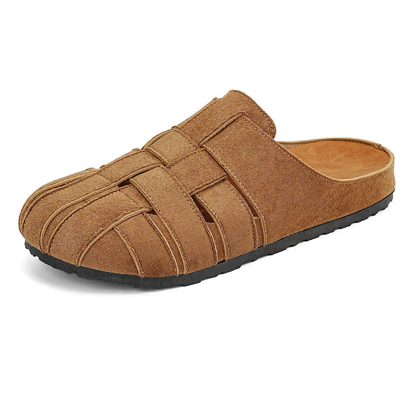Hommes Respirant élégant sandales vintage de diapositive pour les deux intérieur et extérieur porter