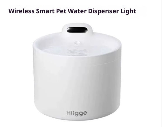 Distributeur d'eau pour animaux sans fil intelligent avec surveillance de la qualité de l'eau 24 heures sur 24 pour les chats et les chiens