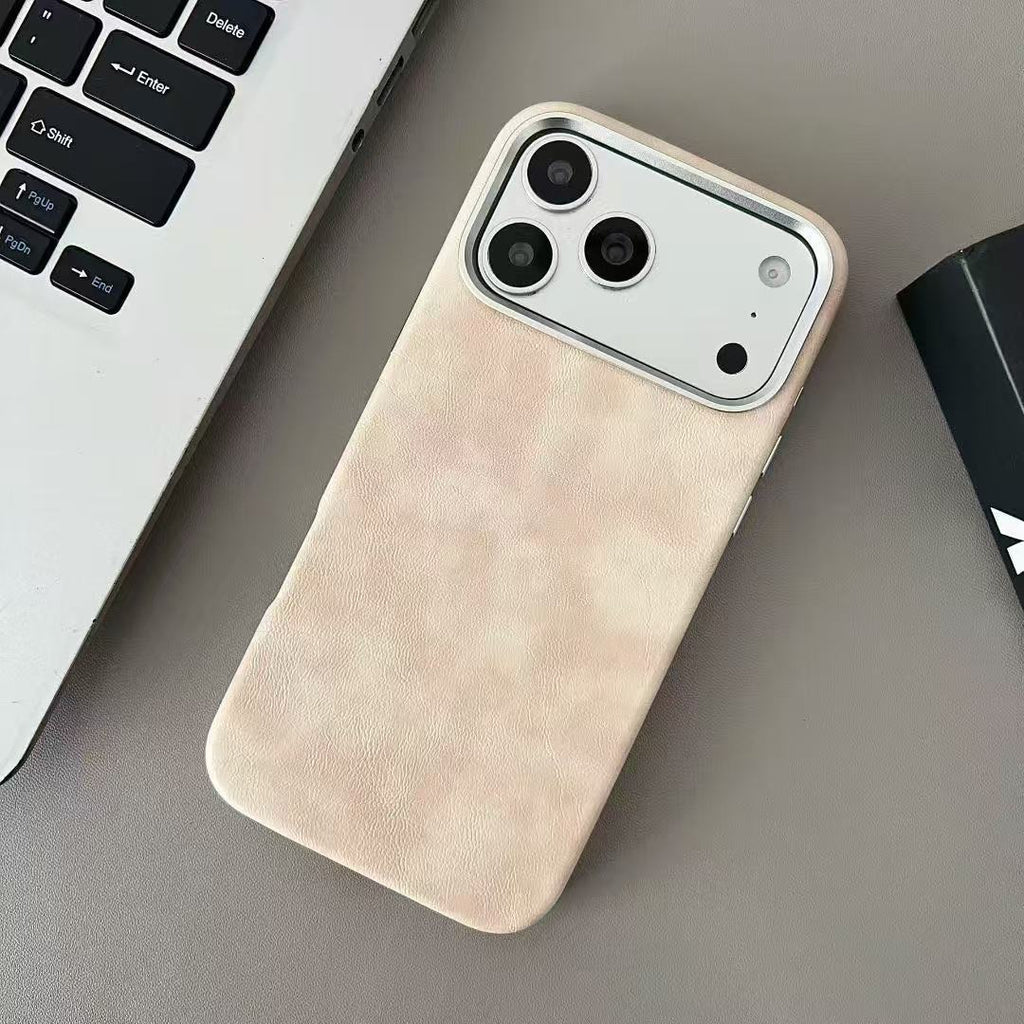 Boîte de téléphone en cuir véritable magnétique Drop Proof