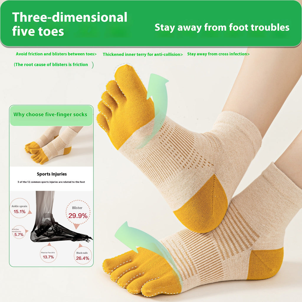 Course professionnelle Sport Yoga 200N Respirant Quick-sèchement chaussons court tube