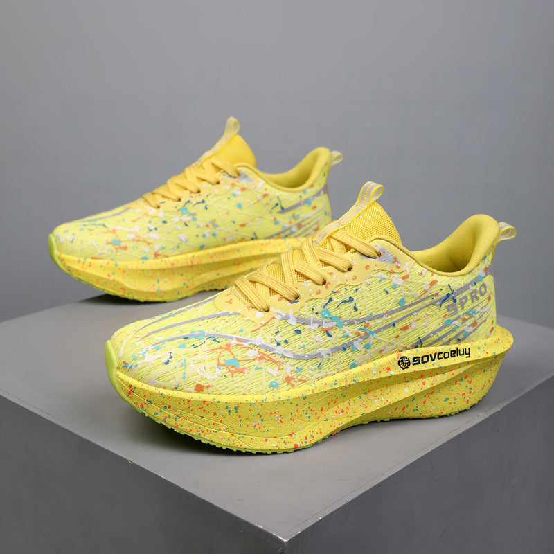 Marathon Running Carbon-Plate Noctilucent Mode Sneakers