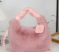 Sac à main en peluche avancé Sac à bandoulière simple et polyvalent - Haricot Sand