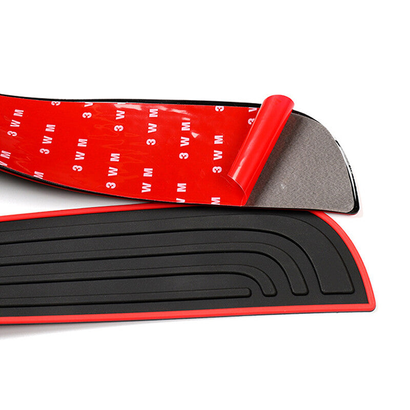 Voiture Arrière Boot Bumper Sill Protection du corps Protecteur de plaque en caoutchouc Trim Strip Cover UK.
