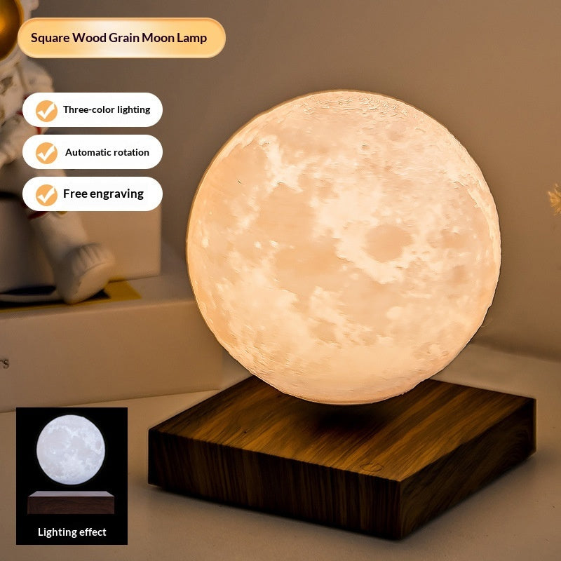 Lévitation magnétique lampe de table ambiante Lune Accueil Ornements décoratifs