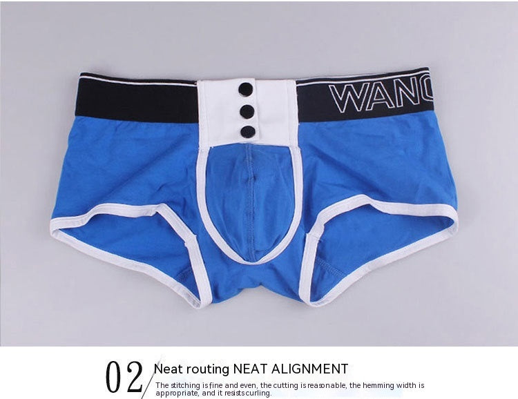 Slips de boxer en coton pour hommes