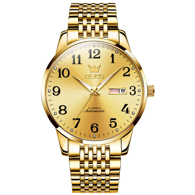 Montre mécanique automatique de simplicité pour hommes