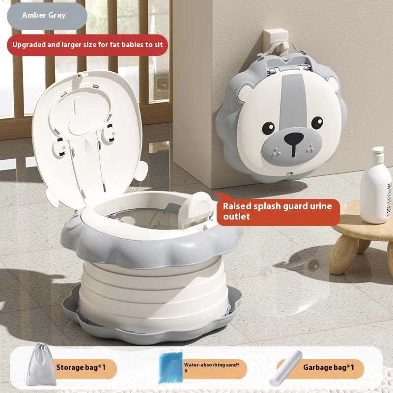 Toilettes pliantes pour enfants Portable Urinal Urinal Petit Garçon Bébé fille Voiture Voyage Toilette