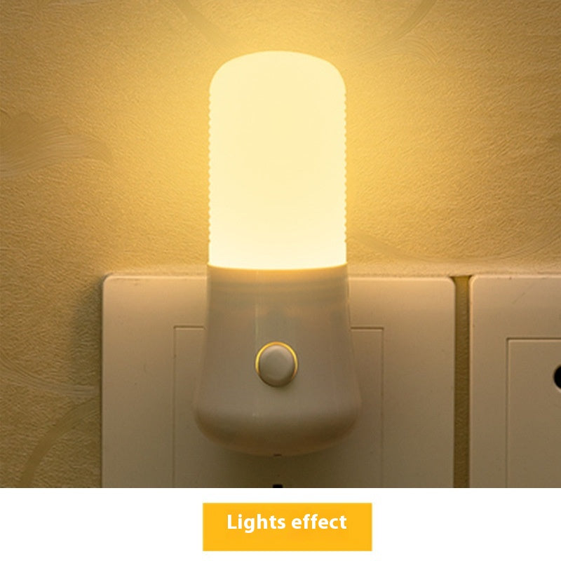 Ouverture de la publicité Cadeau Cartoon Led Petite lampe de nuit Plug-in Induction à lumière contrôlée B