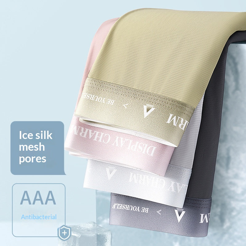 Ice-silk Seamless Mens Underwearice-cool Smooth Et Skin-friendly
