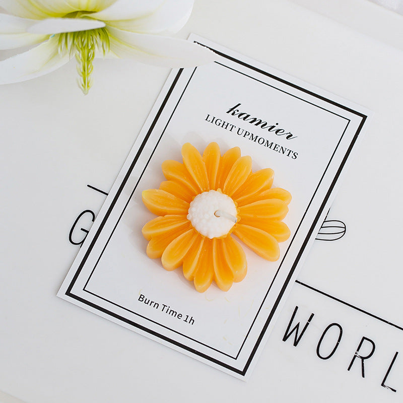 Petite bougie parfumée Chrysanthemum Niche haut de gamme longue durée Fragrance chambre anniversaire