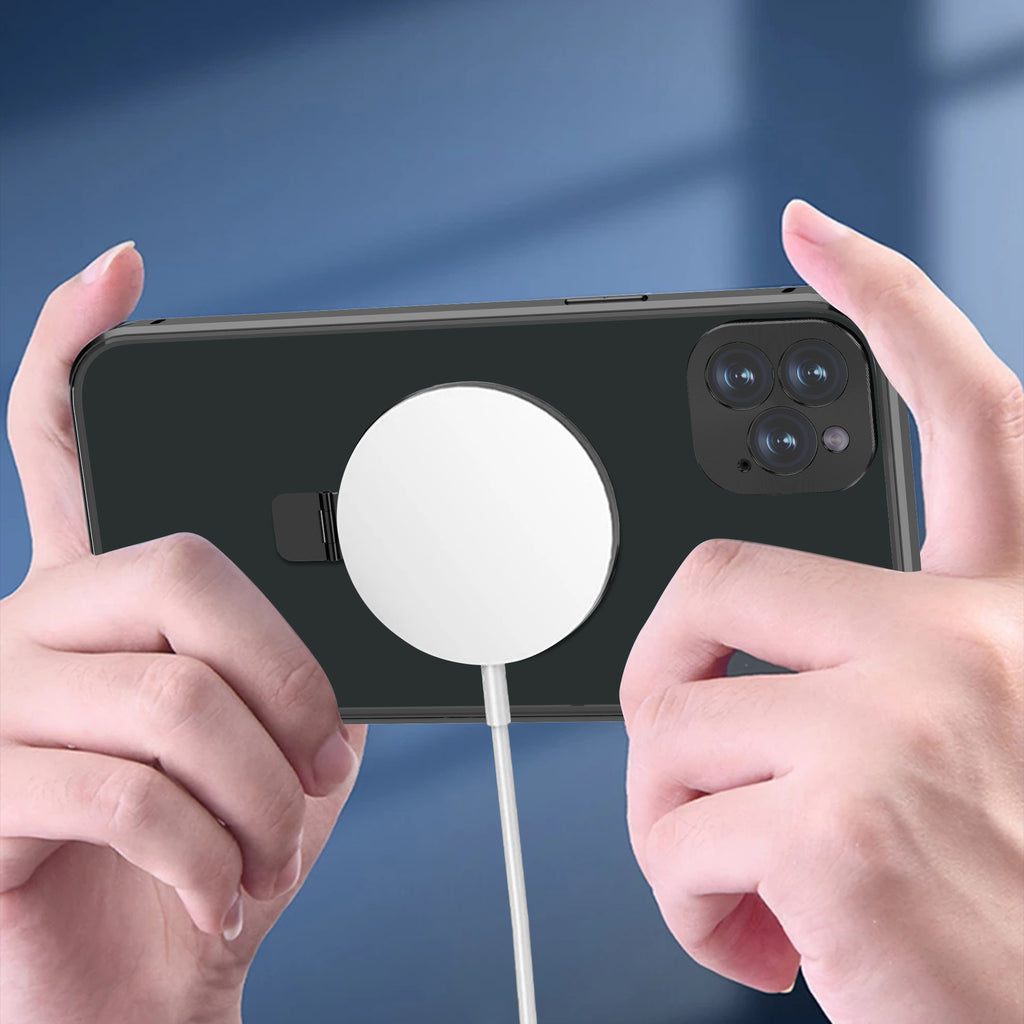 Boîtier de téléphone pliant magnétique transparent