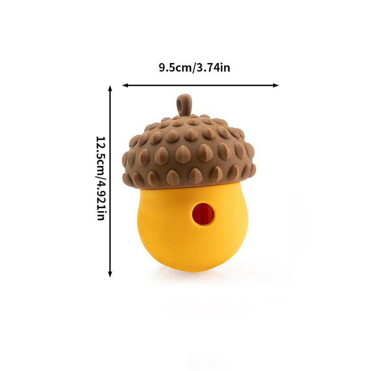 Pet Toy-Slow Food Dispositif de fuite-Orange-1 pack