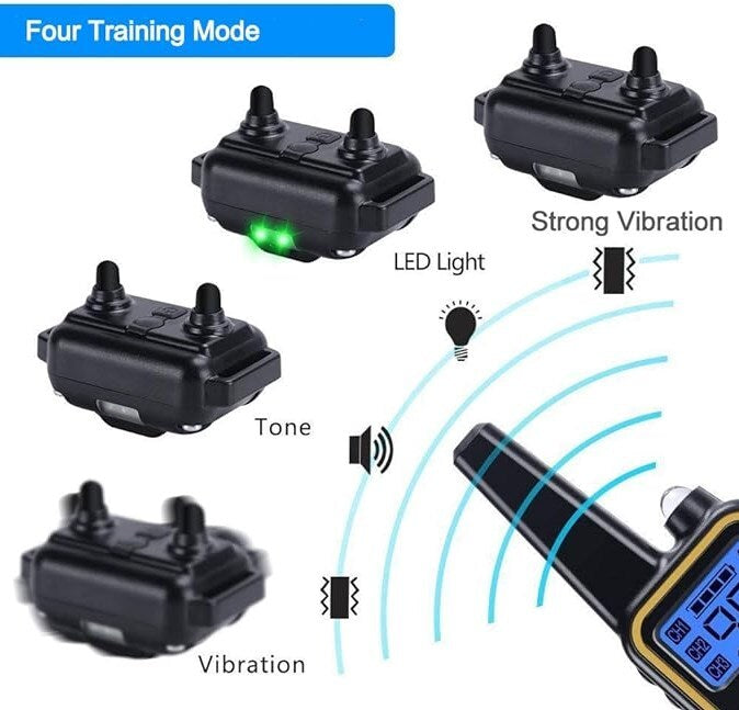 800M Electric Pet Dog Training E-Collar Anti-Bark Obedience Remote Control LCD