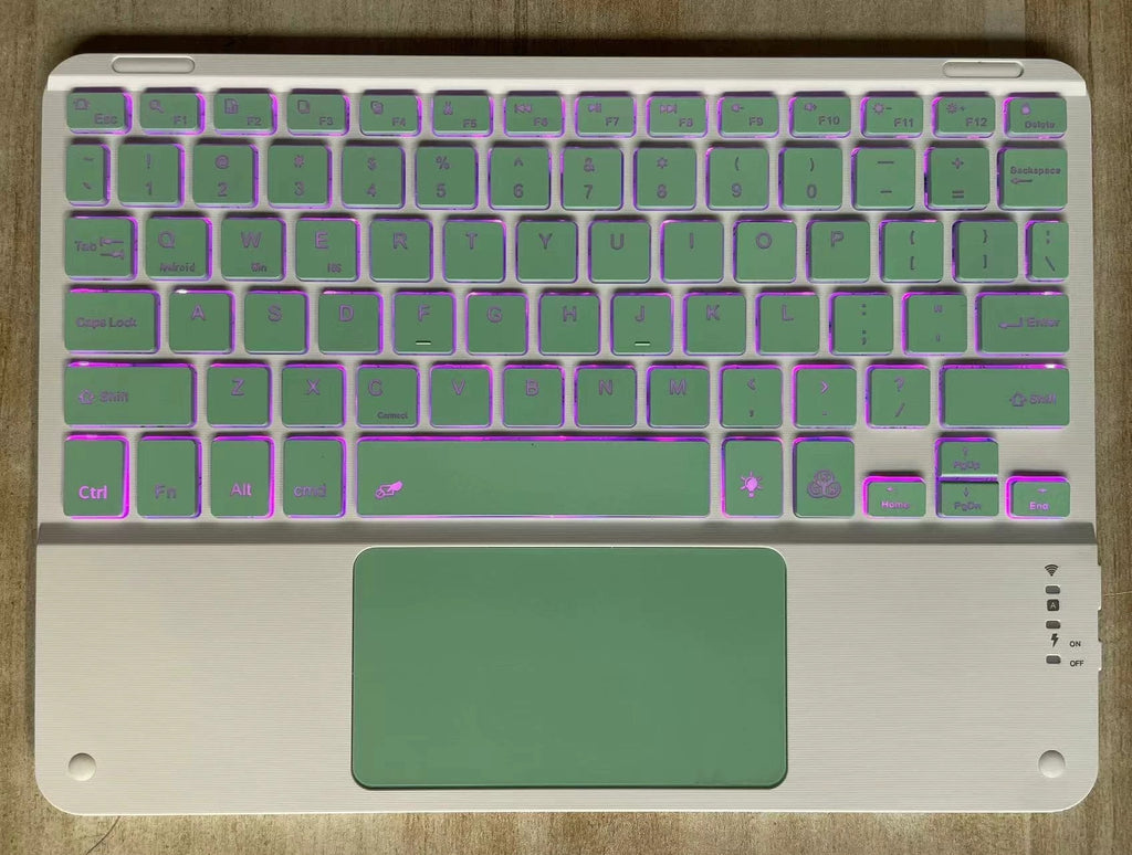 Clavier Bluetooth avec touche pour téléphone portable Tablette sans fil rechargeable