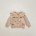 Manteau en tricot brodé pour bébé