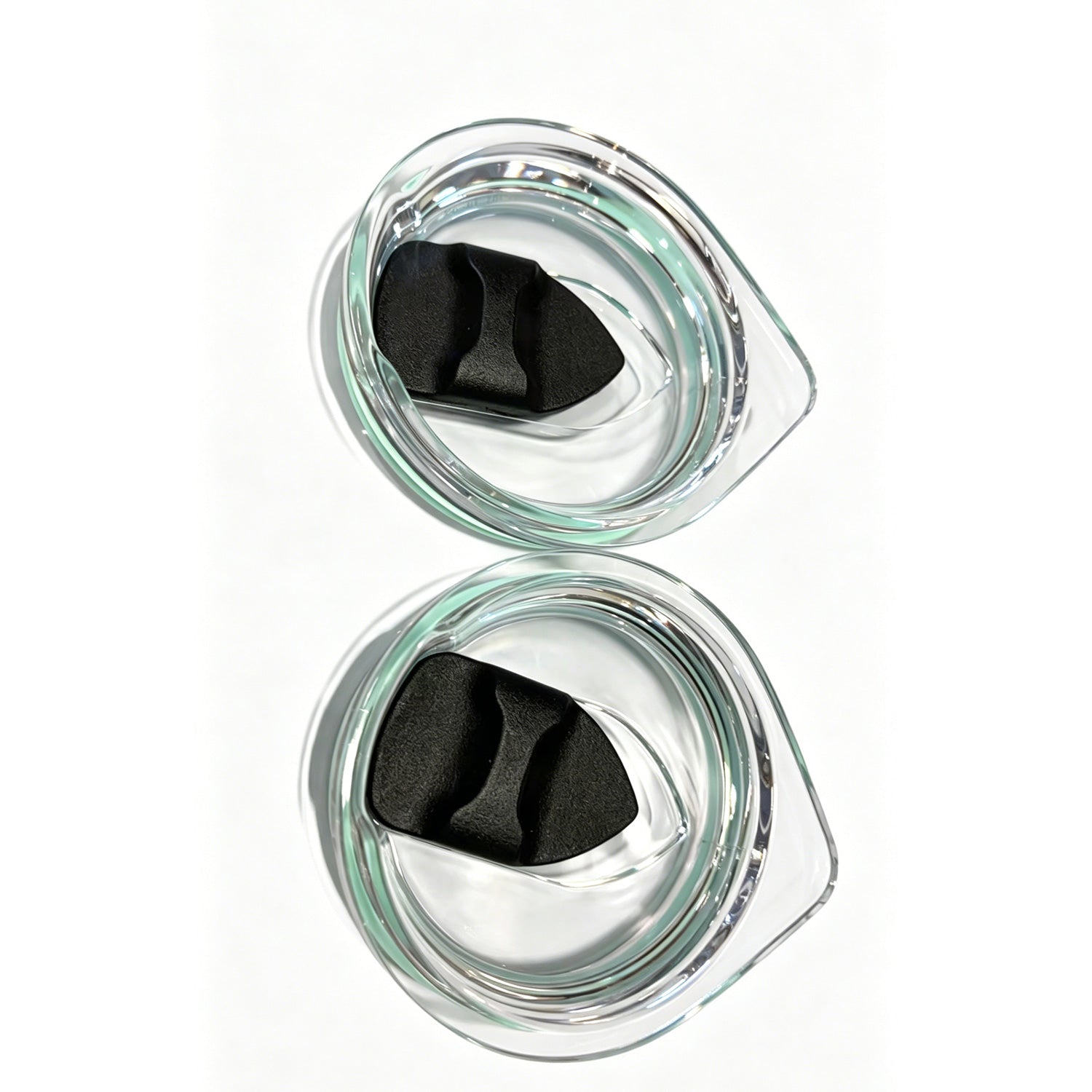Couvercle de tasse 2Pcs Couvercle de tasse 10 oz ou 20 oz Slider magnétique Spill Proof Tumbler