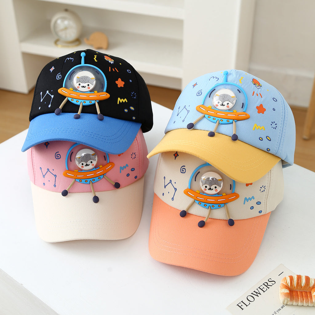 Casquette de baseball pour enfants d'été pour les garçons - Astronaute d'espace cartoon mignon Baseball pour enfants