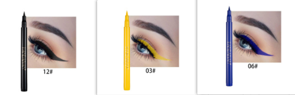 La peinture de couleur bricolage n'est pas facile à masquer Eyeliner mat
