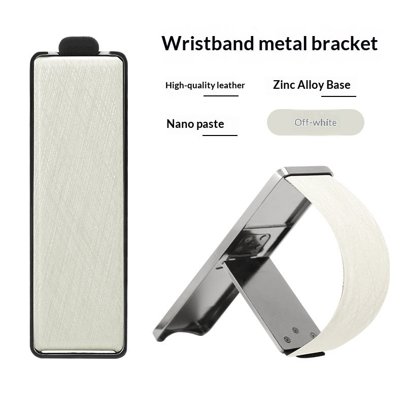Porte-bracelet de téléphone avec dossier adhésif pliable pour l'utilisation du bureau