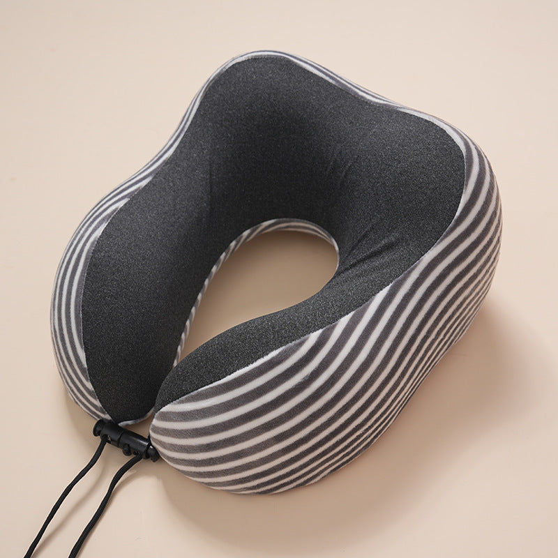 Oreiller de voyage en forme de cou pour avion Car Office Nap