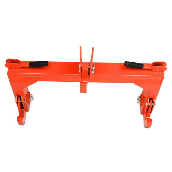 Adaptateur 3 Pt Quick Hitch pour tracteur à boulons réglable de catégorie 1 et 2 W 3000lb