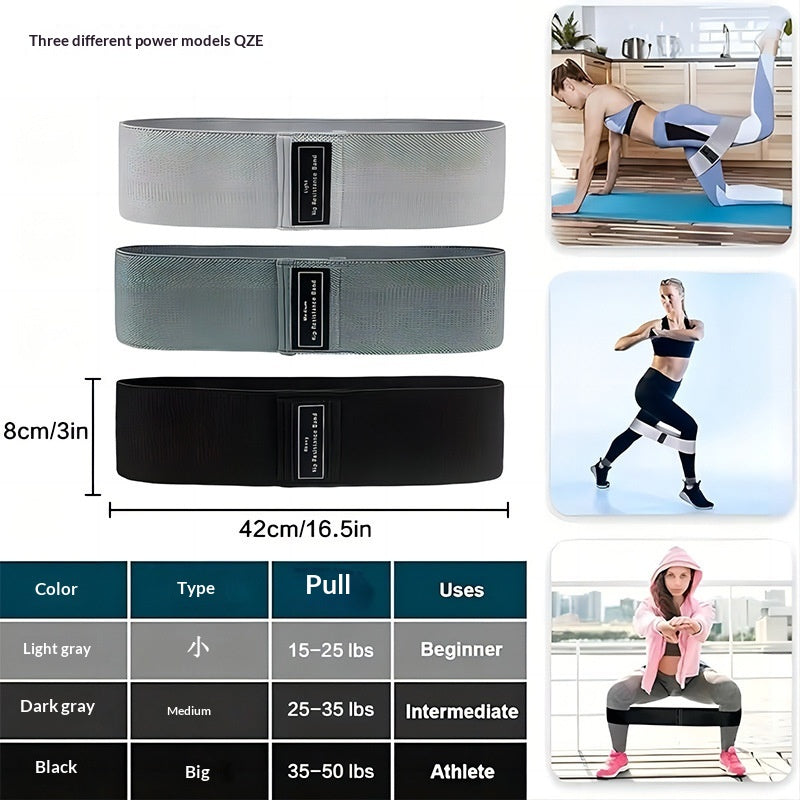Bande Hip Yoga Résistance Band Squat Booty Circle Non-dérapant Fitness Butt Lift Bande Hip Loop