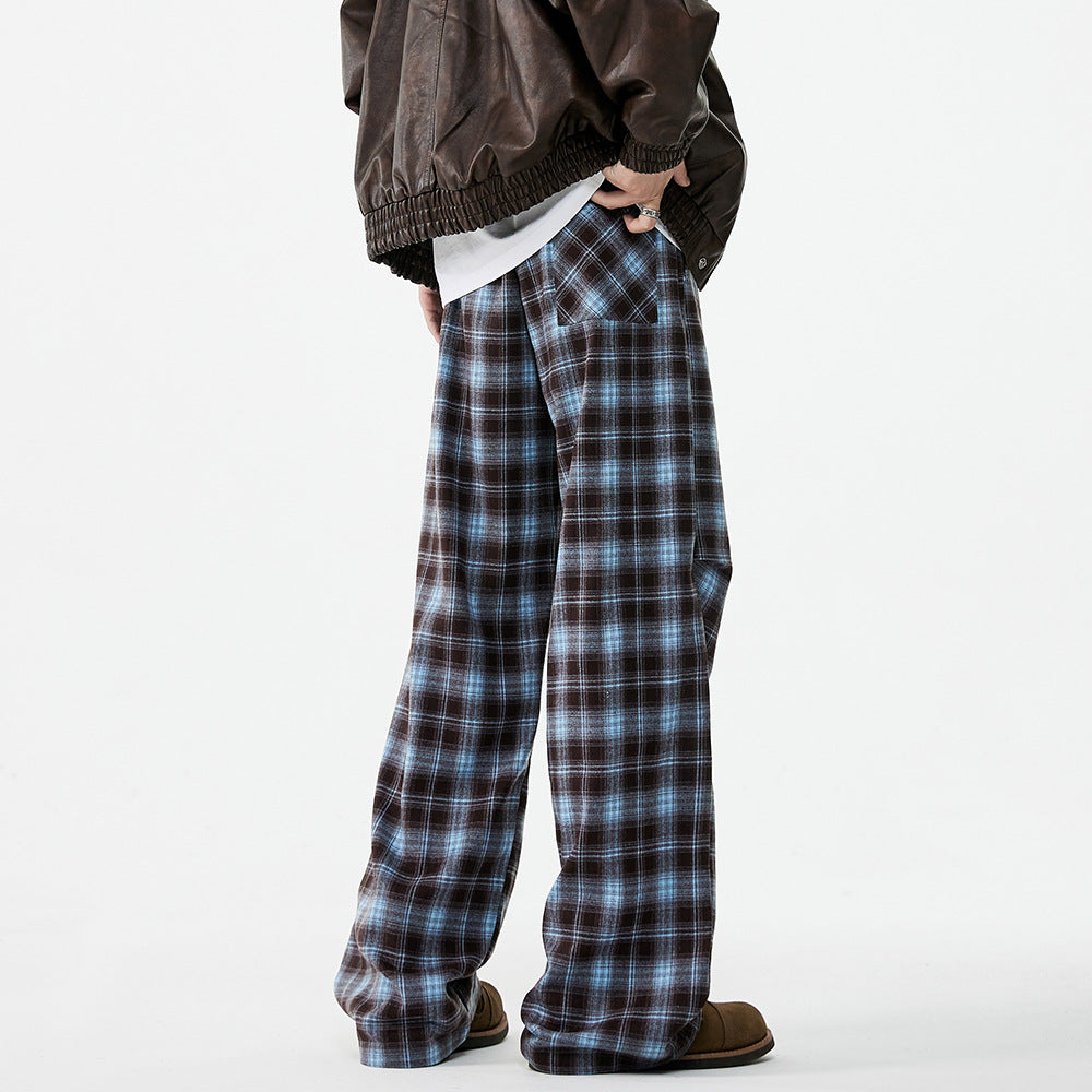 Pantalon casual homme American-Style Checkerboard