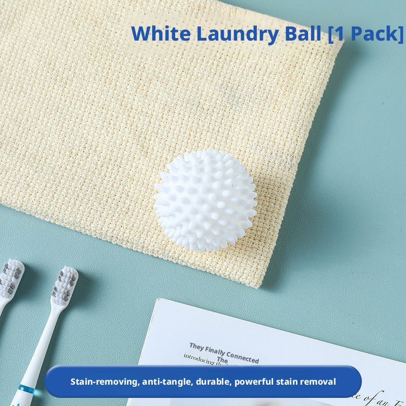 Grandes boules de lavage de décontamination-White-1 Pack