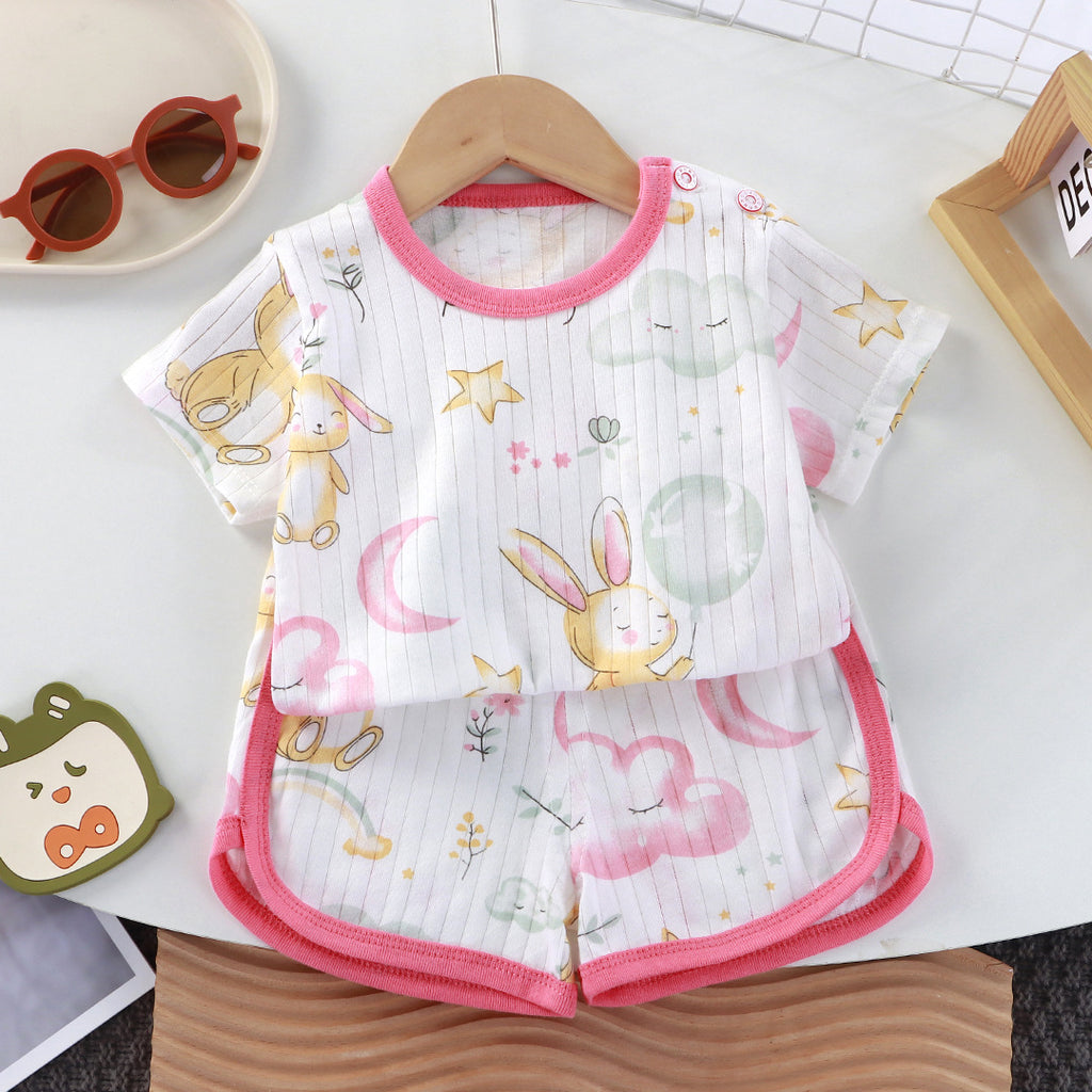 Ensemble T-shirt d'été bébé T-shirt à deux pièces pour enfants
