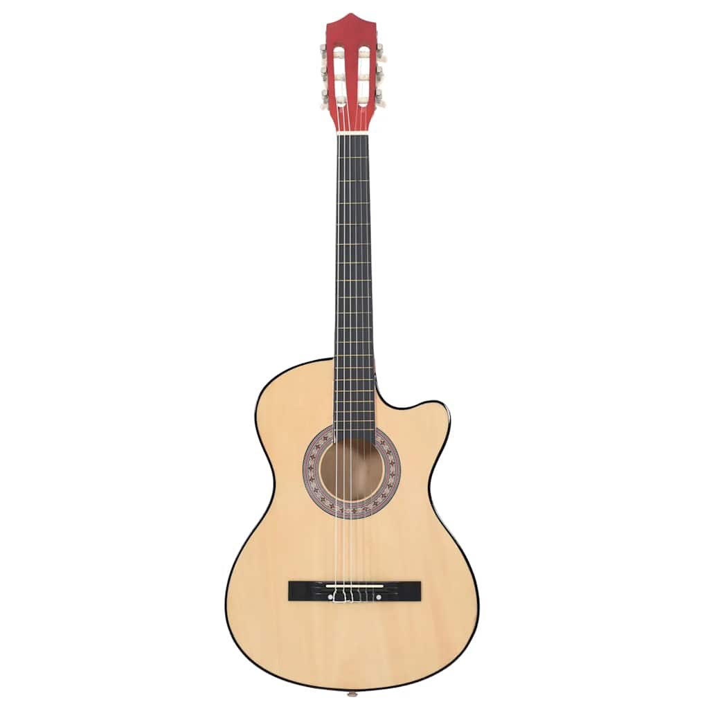 Cutaway acoustique avec 6 cordes 38"