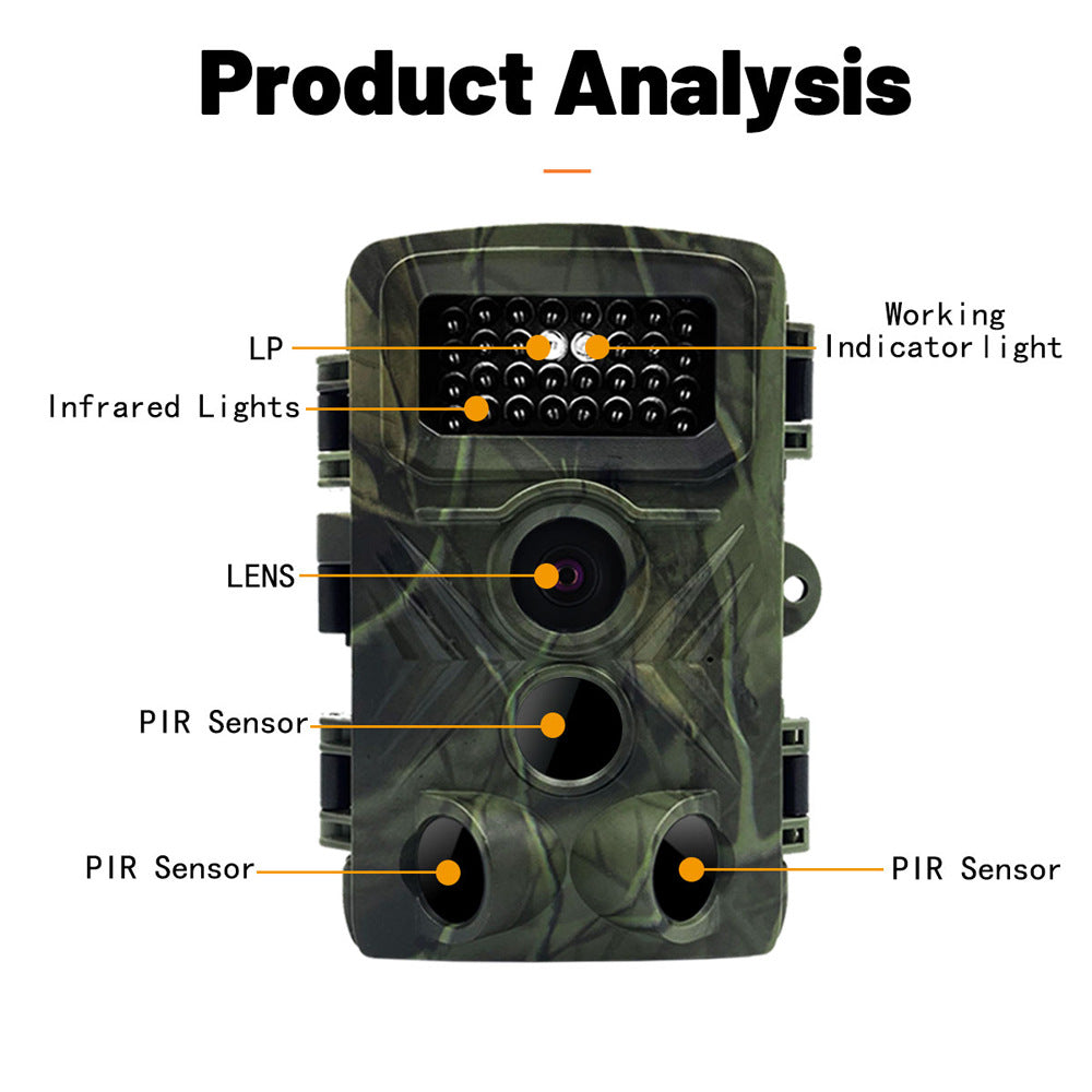 Caméra de chasse infrarouge HD Surveillance étanche