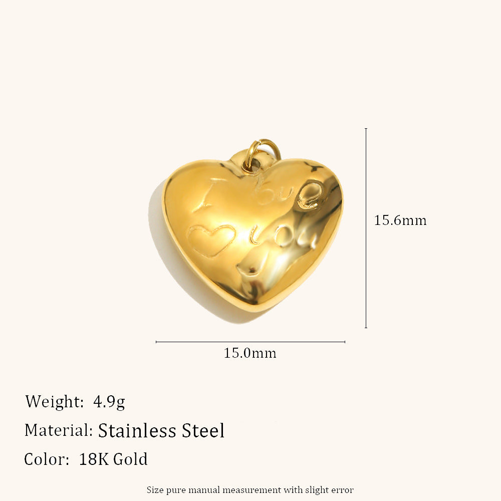 Hippopotamus Pendentif Bow-tie Acier inoxydable Accessoire créatif