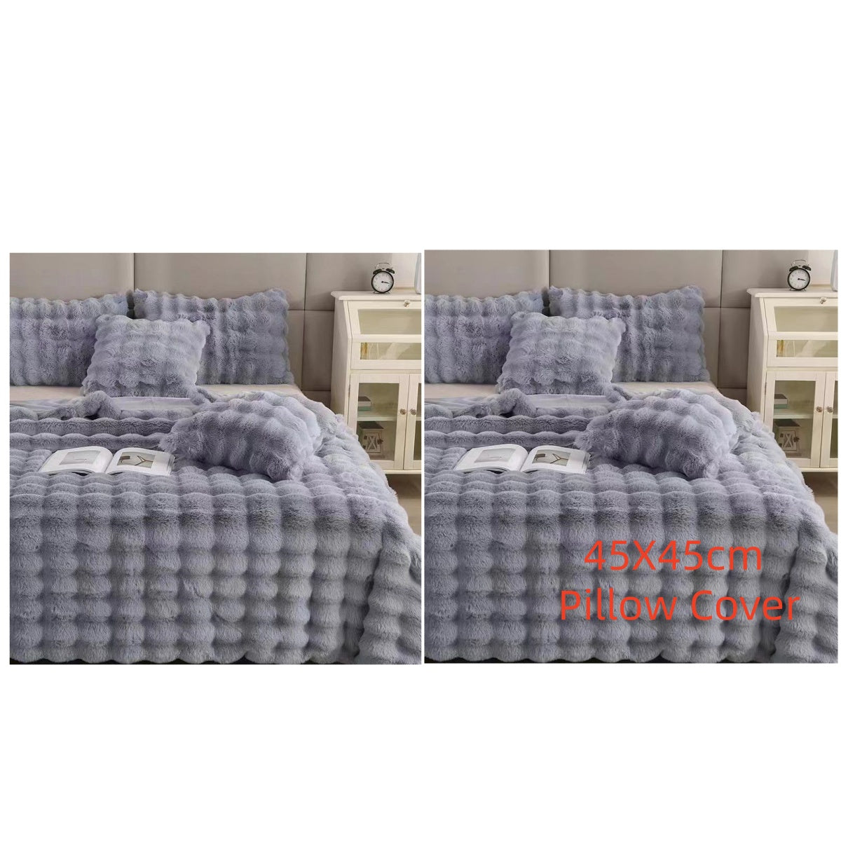 Tapis en polyester Lapin Bubble Velvet Épaisseur Nap Couette