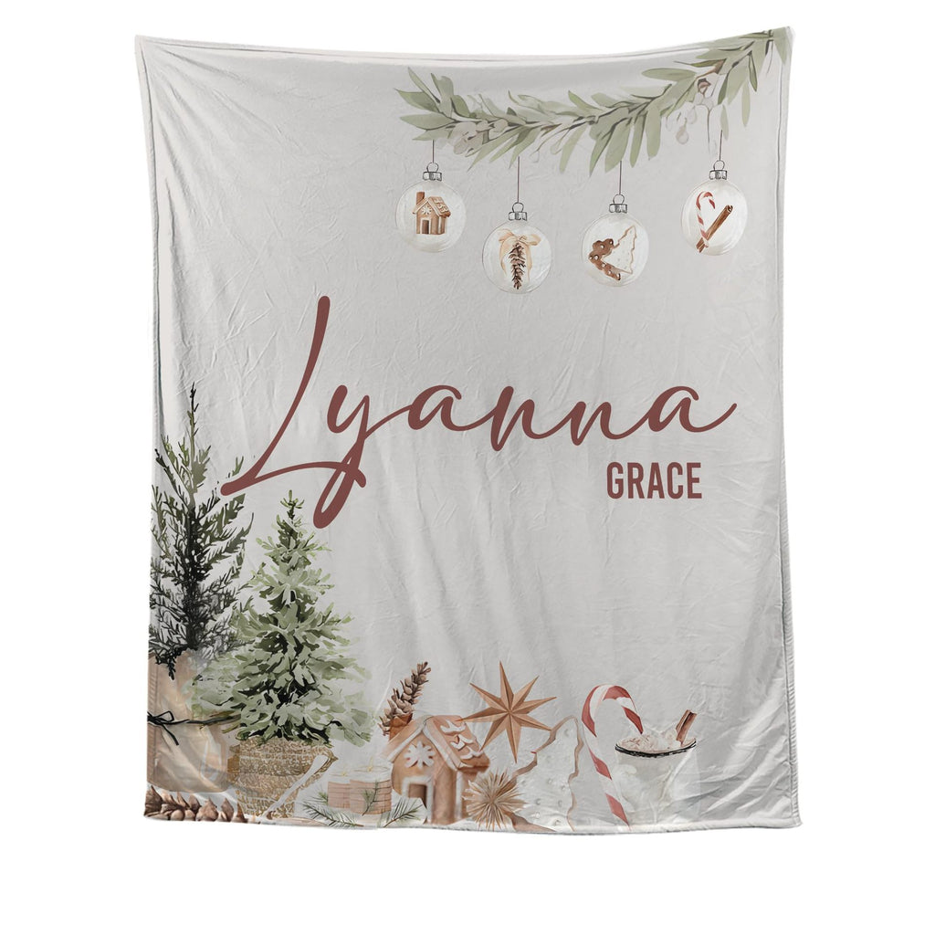 Blanket personnalisé avec photos et texte