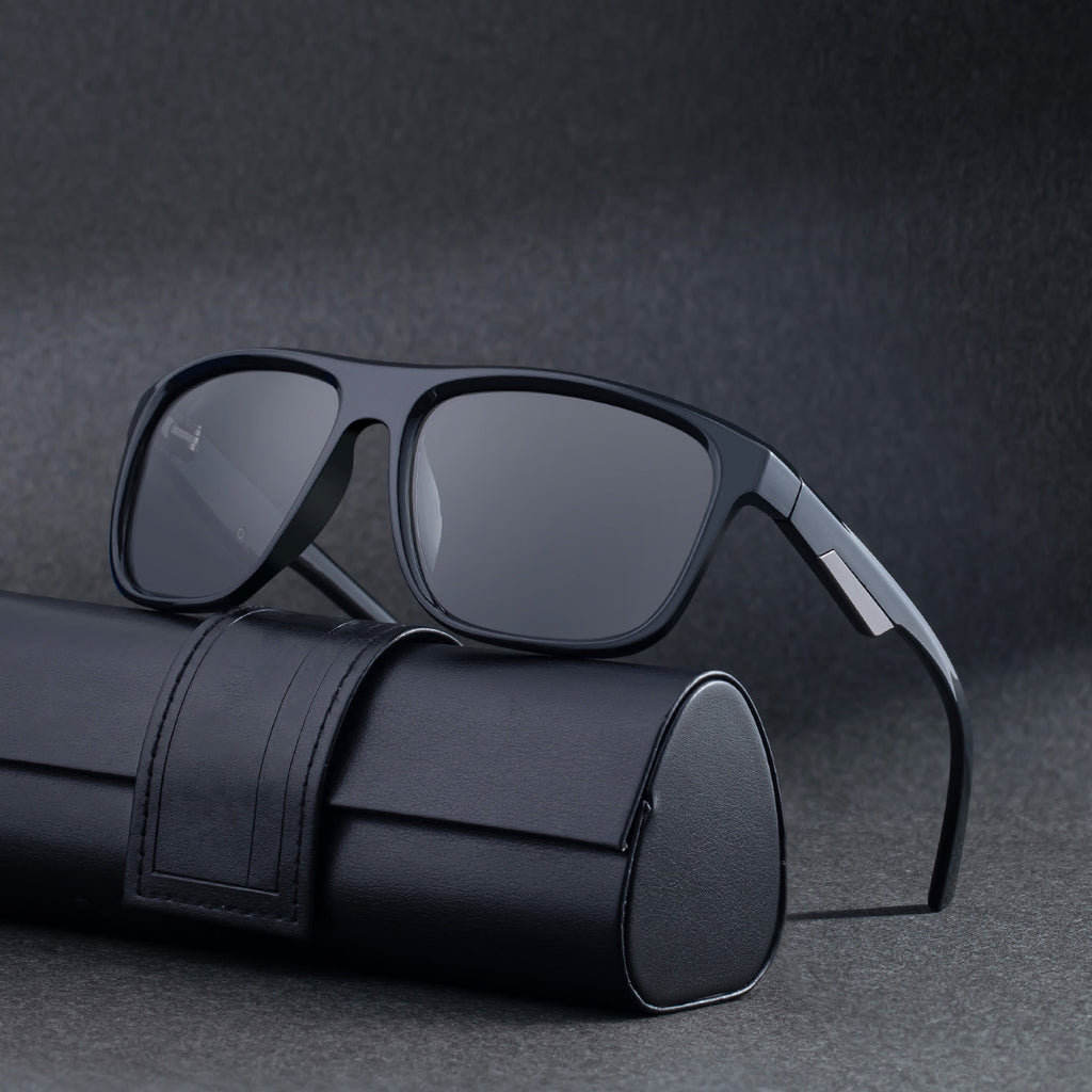 Fashion Square Frame Lunettes de soleil polarisés pour hommes